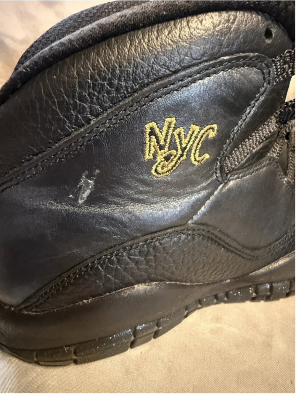 Air Jordan 10 Retro NYC Mens Sneakers Shoes SIZE 9 No Original Box